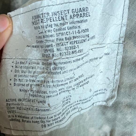 Military Army Combat Mens Coat Green Camouflage Uniform Digicam Medium Regular - Picture 8 of 13